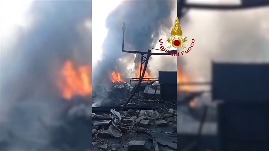 ROMA'DA BİR AKARYAKIT İSTASYONUNDAKİ PATLAMADA EN AZ 10 YARALI