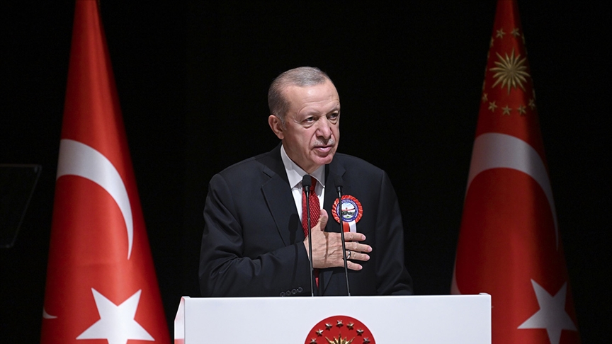 CUMHURBAŞKANI ERDOĞAN: BÖLGEMİZİN ÜZERİNE BARIŞ GÜNEŞİNİN DOĞMASINA KİMSE ENGEL OLAMAYACAK