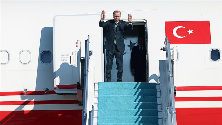 CUMHURBAŞKANI ERDOĞAN, KKTC'YE GİTTİ