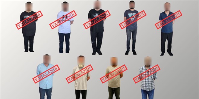 KIRMIZI BÜLTENLE ARANAN 8 SUÇLU TÜRKİYE'YE İADE EDİLDİ