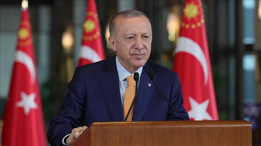 CUMHURBAŞKANI ERDOĞAN "ANAFARTALAR ZAFERİ"NİN 110. YIL DÖNÜMÜNÜ KUTLADI