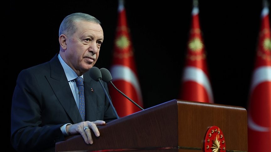 CUMHURBAŞKANI ERDOĞAN, 3'ÜNCÜ CUMHURBAŞKANI CELAL BAYAR'I ANDI