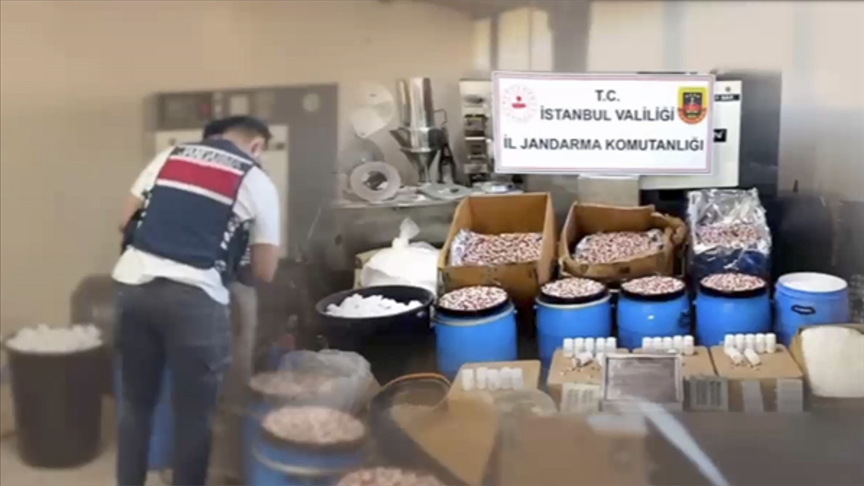 İSTANBUL'DA 847 BİN 600 UYUŞTURUCU HAP ELE GEÇİRİLDİ, 2 ŞÜPHELİ TUTUKLANDI