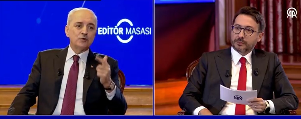 CANLI - TBMM Başkanı Kurtulmuş AA Editör Masası'nın konuğu