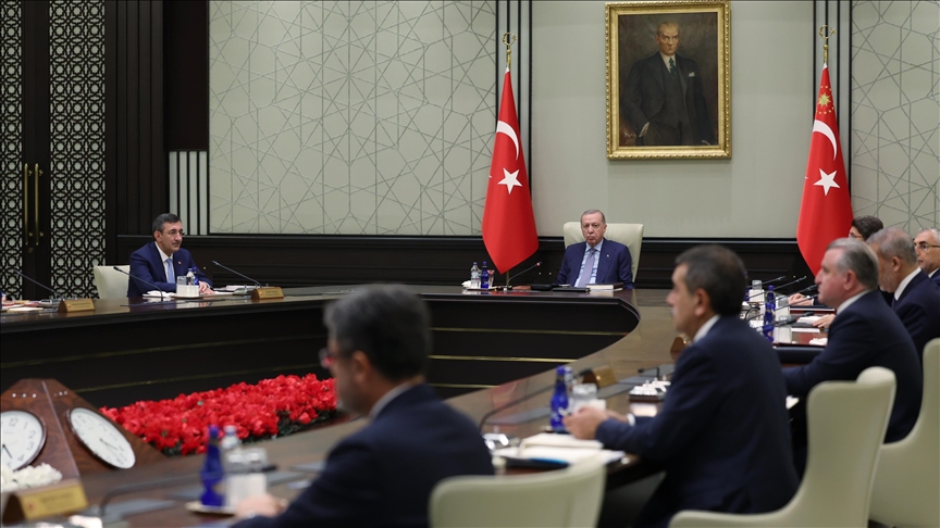 CUMHURBAŞKANLIĞI KABİNESİ TOPLANDI