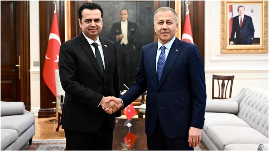 İçişleri Bakanı Yerlikaya, Pakistan İçişleri ve Narkotik Kontrolden Sorumlu Devlet Bakanı Chaudhry ile görüştü