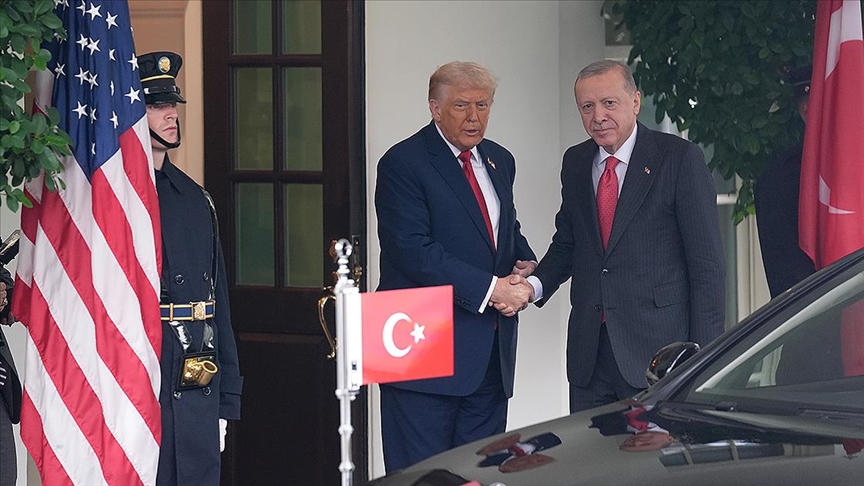 Cumhurbaşkanı Erdoğan, ABD Başkanı Trump ile Beyaz Saray’da bir araya geldi