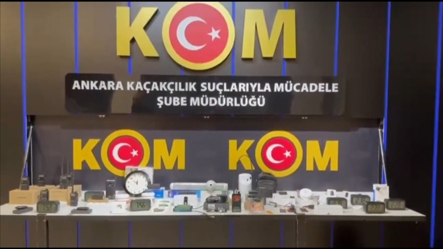 ANKARA'DA ÖZEL HAYATI İHLAL EDEN DİNLEME VE GÖRÜNTÜ ALMA CİHAZLARI ELE GEÇİRİLDİ
