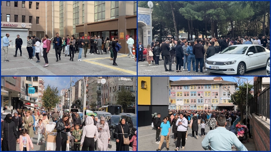 MARMARA DENİZİ'NDE 5 BÜYÜKLÜĞÜNDE DEPREM