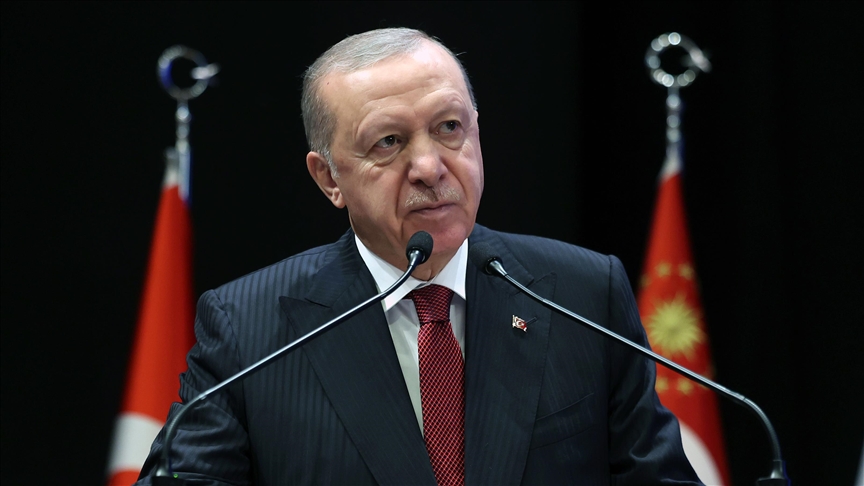 CUMHURBAŞKANI ERDOĞAN, İSTANBUL'UN KURTULUŞUNUN 102'NCİ YIL DÖNÜMÜNÜ KUTLADI