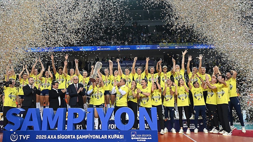 2025 VOLEYBOL KADINLAR ŞAMPİYONLAR KUPASI F.BAHÇE'NİN