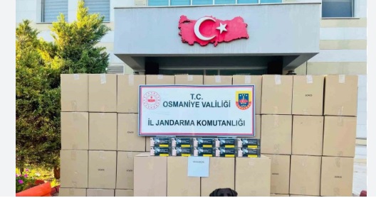 OSMANİYE'de 1 milyon 250 bin makaron ele geçirildi!