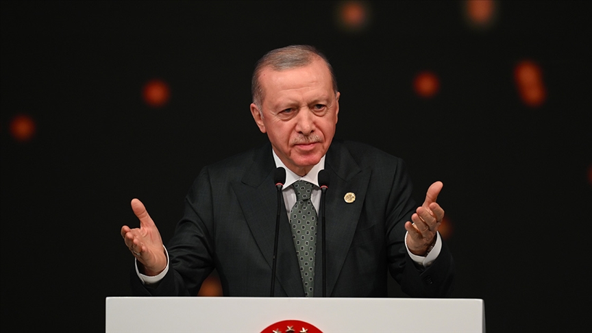 CUMHURBAŞKANI ERDOĞAN: ENFLASYONUN DÜŞÜŞ PATİKASINA GİRMESİNİ SAĞLADIK