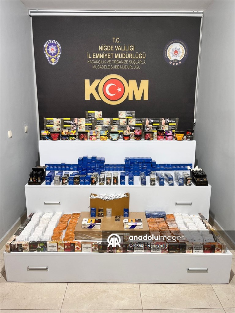 Niğde'de kaçakçılık operasyonlarında yakalanan 5 şüpheliden 1'i tutuklandı