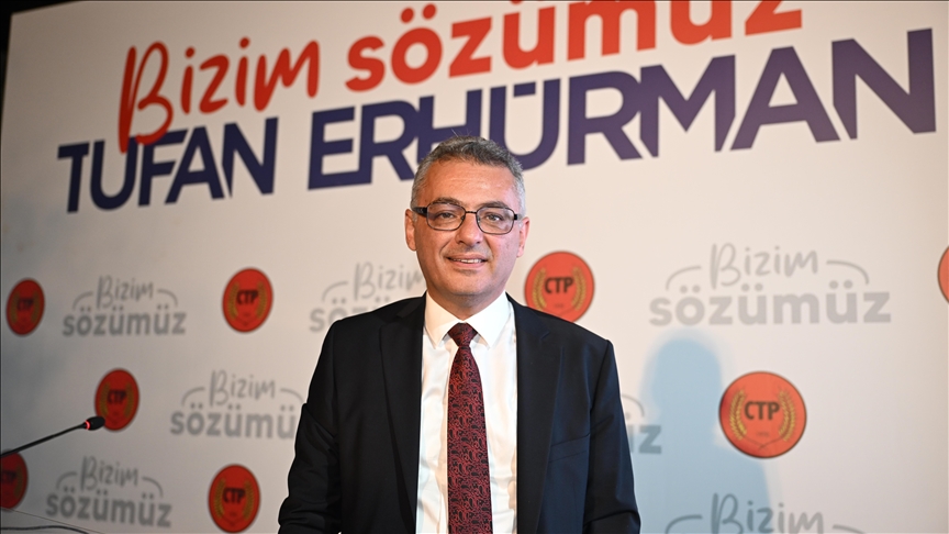 KKTC'DE RESMİ OLMAYAN SONUÇLARA GÖRE CUMHURBAŞKANLIĞI SEÇİMİNİ KAZANAN ERHÜRMAN, AA'YA KONUŞTU