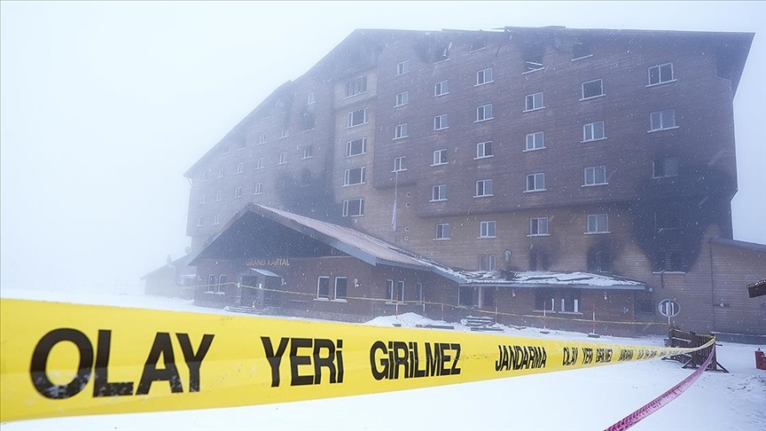 BOLU KARTALKAYA'DAKİ GRAND KARTAL OTEL YANGINI DAVASININ 3. DURUŞMASI BAŞLADI