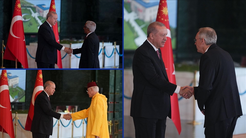 Cumhurbaşkanı Erdoğan, 29 Ekim Cumhuriyet Bayramı tebriklerini kabul etti!