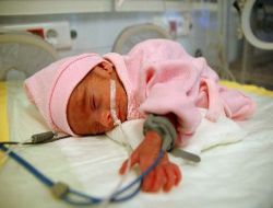 Parmak Bebek Hayata Sıkıca Tutundu