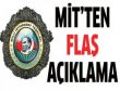 MİTten jet açıklama