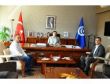 Uşak Sportif Kulübü Başkanı Sağıroğlu, Rektör Çeliki Ziyaret Etti
