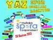 Samsundaki Yaz Spor Okulları 28 Haziranda Açılıyor