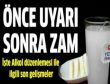 Alkolde yeni uygulama: Önce uyarı, sonra zam