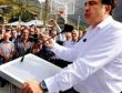 Sarp Sınır Kapısından girip Artvinde konuştu