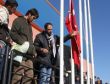 Türk bayrağını indirenler tutuklandı