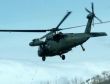 Askeri helikoptere ateş açıldı
