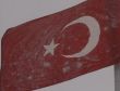Bayrak bile dondu!