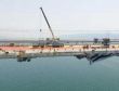 Osman Gazi Köprüsünde ilk asfaltlama ve ilk bayrak