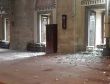 Patlama sonrasında tarihi cami bu hale geldi