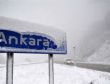 Başkent güne karla uyandı