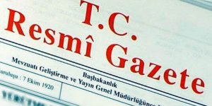 Tebliğler Resmi Gazetede..