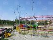 Lunaparktaki eğlence treninin devrilmesi