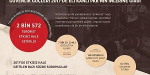 Güvenlik güçleri 2017'de PKK'nın inlerine girdi