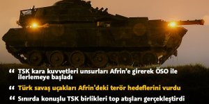 'Zeytin Dalı Harekatı'nda ikinci gün