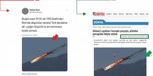 PKK, Malezya'da düşen akrobasi uçağını "Afrin" diye paylaştı