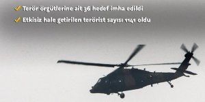 Zeytin Dalı Harekatı'nda 1141 terörist etkisiz hale getirildi