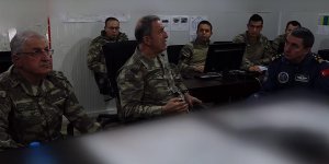 Akar'ın sınır hattındaki görüntüleri paylaşıldı