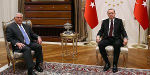 Cumhurbaşkanı Erdoğan Tillerson'ı kabul etti