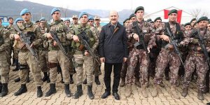 Bakan Soylu Müşterek Görev Merkezi'nde..