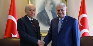 Başbakan Yıldırım ile MHP Genel Başkanı Bahçeli bir araya geldi
