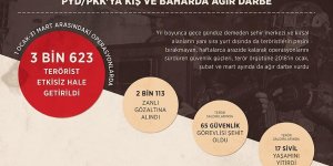 PYD/PKK'ya kış ve baharda ağır darbe