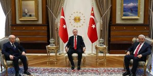 Erdoğan ve Bahçeli görüşmesinde fikir teatisinde bulunuldu