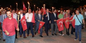 Kastamonu'da Fener Alayı yürüyüşü