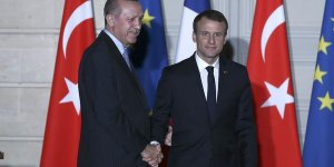 Cumhurbaşkanı Erdoğan ile Macron görüştü