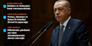 Cumhurbaşkanı Erdoğan: Stoklar konusunda gereğini yapmak görevimiz
