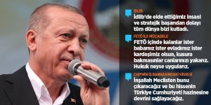 Erdoğan: İdlib'de elde ettiğimiz başarıdan dolayı tüm dünya bizi kutladı