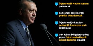 Erdoğan'dan öğretmenlere müjdeler